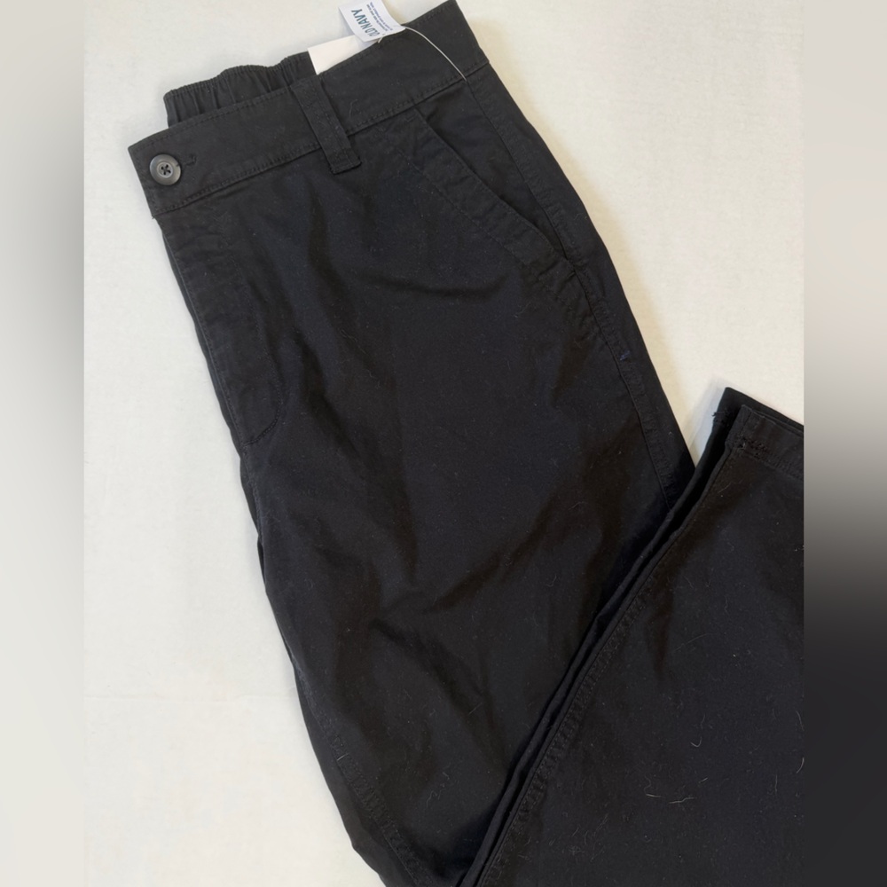 NWT Ladies Old Navy Chinos,Black,High Rise, Large, some stretch on waistband